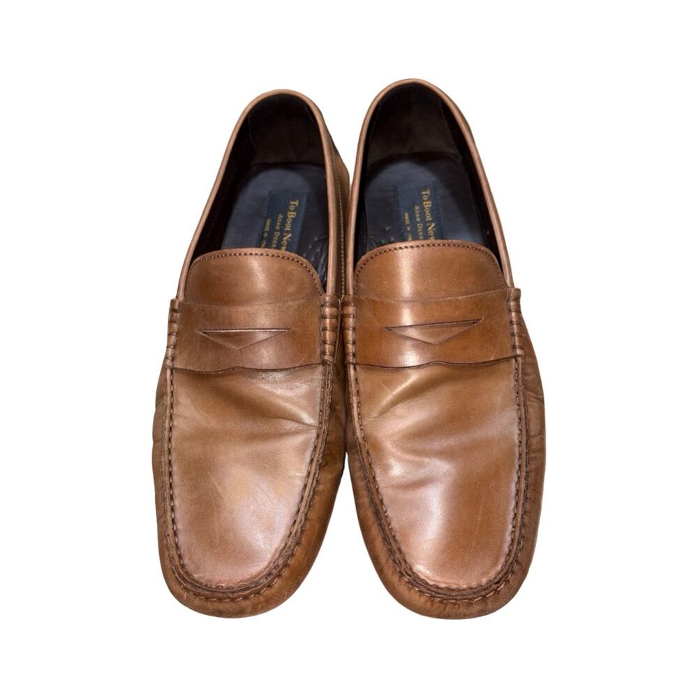 To Boot New York Adam Derrick Brown Leather Penny Loafers   Size: 11